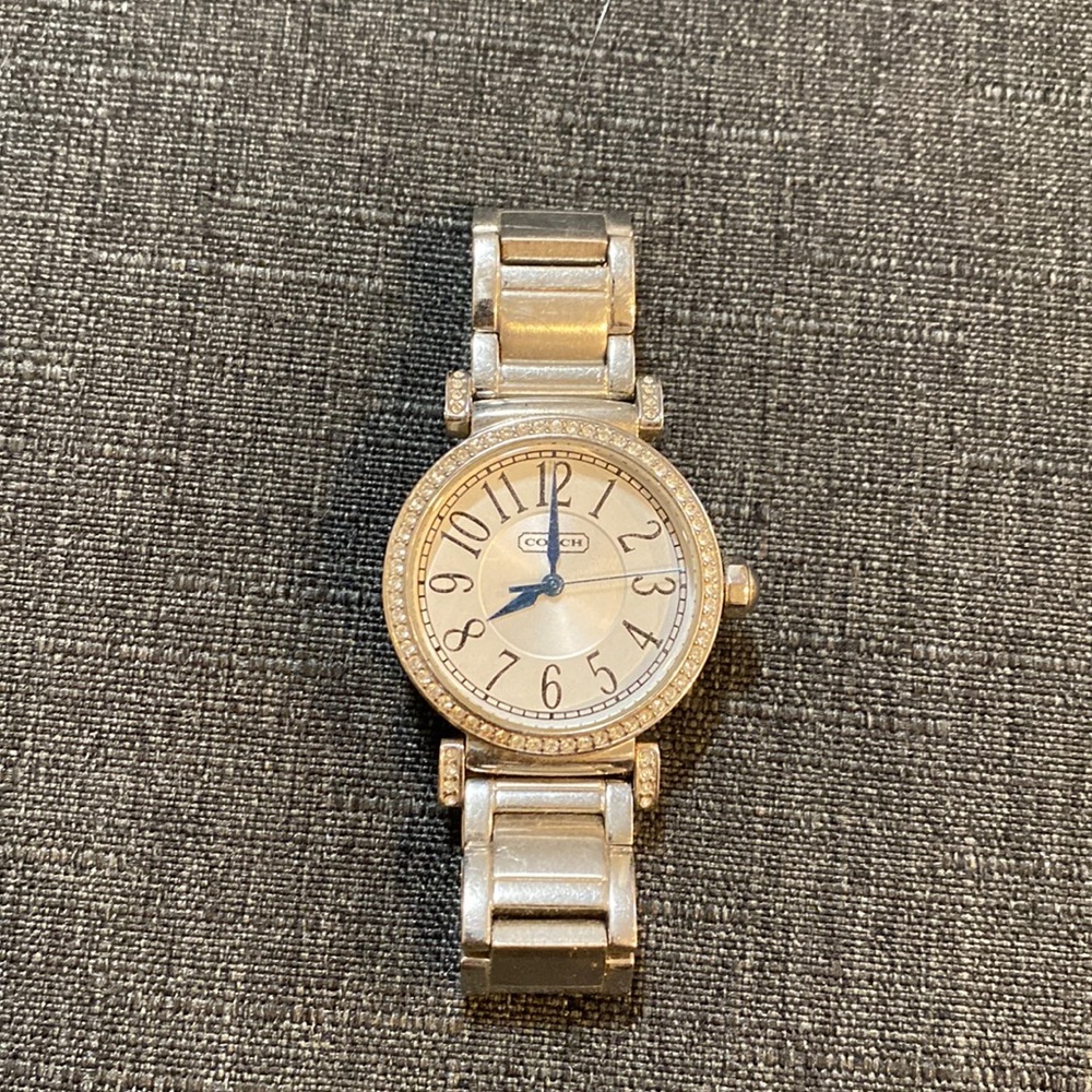 Silver coach watch